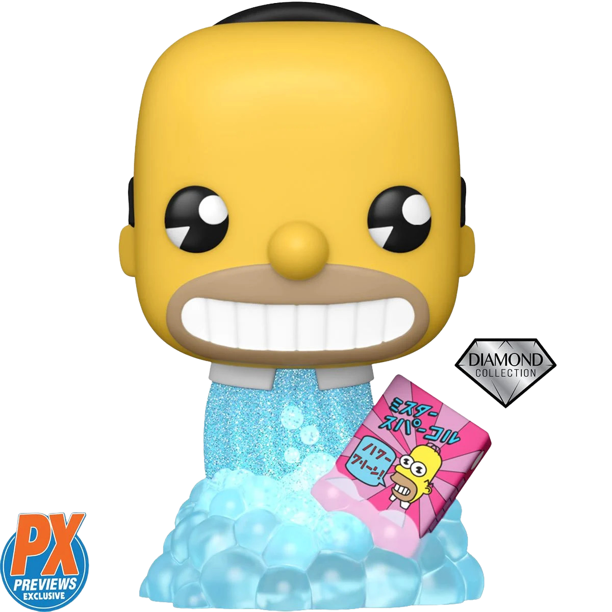 The Simpsons Mr. Sparkle Diamond Glitter Funko Pop! Vinyl Figure #1465 - Previews Exclusive