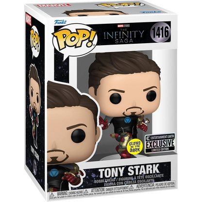 Iron Man 3 Tony Stark Suit-Up Glow-in-the-Dark Funko Pop! Vinyl Figure #1416 - Entertainment Earth Exclusive